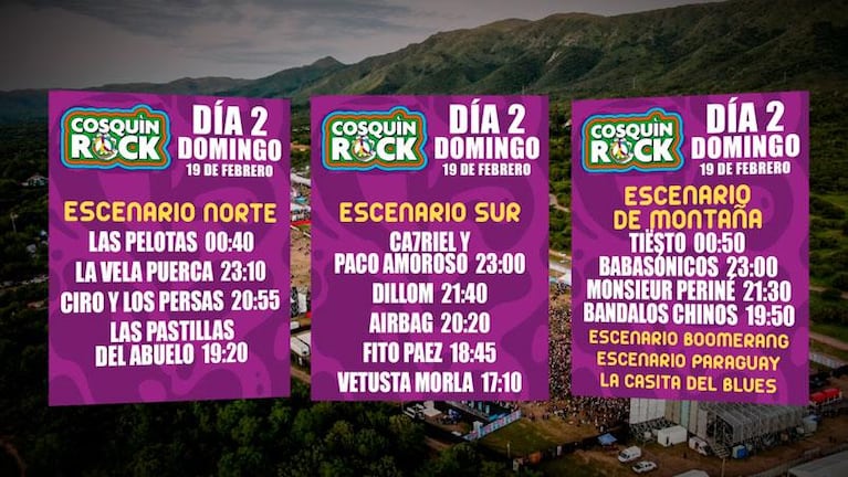 La aclaración de Palazzo por el "remanente" de entradas para Cosquín Rock