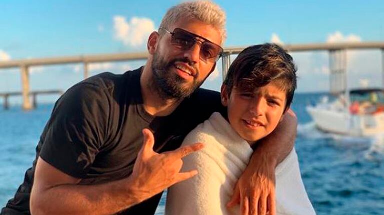 La actitud del futbolista del Manchester City con su hijo.