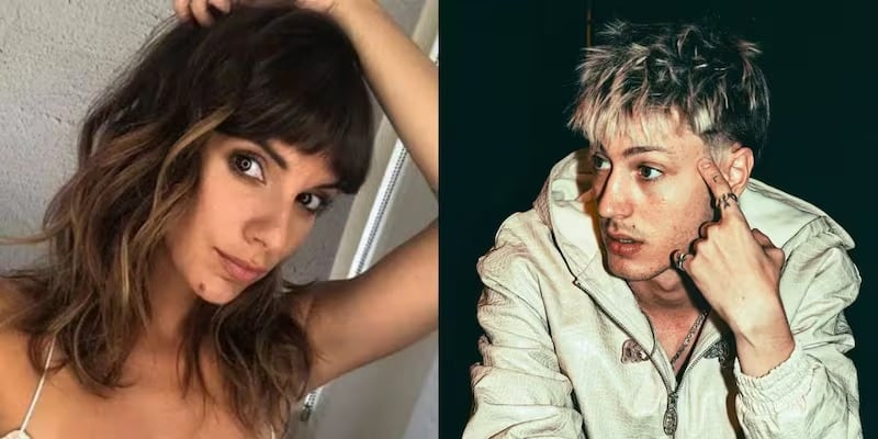 La actriz volvió a generar revuelo en las redes al publicar una serie de imágenes sensuales junto al rapero.