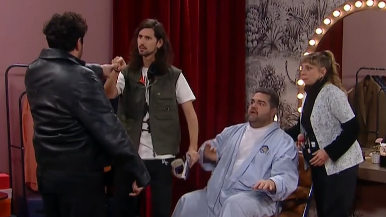 La advertencia de Homero Pettinato a Darío Barassi en Ahora Caigo: “Voy a hacerte m…”