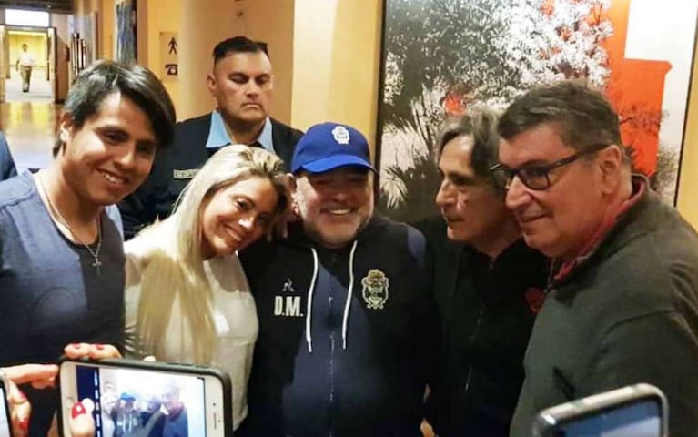 La ahijada recordó emocionada el último encuentro con Maradona, pero aclaró que le dolió su estado.