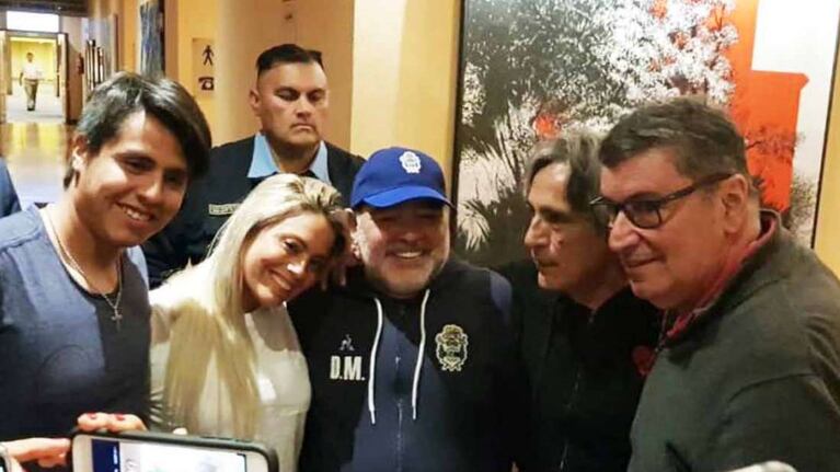 La ahijada recordó emocionada el último encuentro con Maradona, pero aclaró que le dolió su estado.