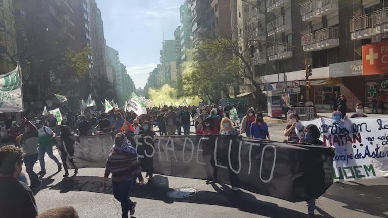 La amenaza de un municipal en la marcha del SUOEM: “Si no corre sangre, no hay solución”