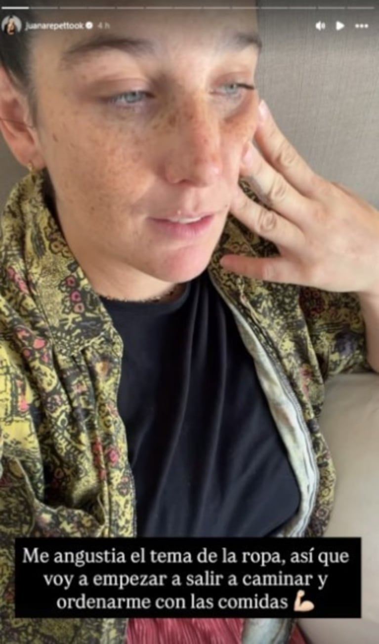 La angustia que invade a Juana Repetto luego de dar a luz: “Me fui al carajo”