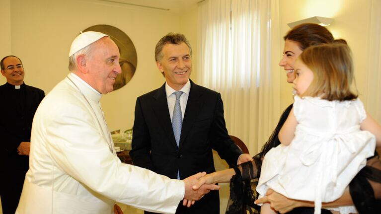 La anterior visita de Macri a Francisco, cuando no era presidente.