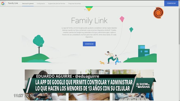 La aplicación de Google de control parental