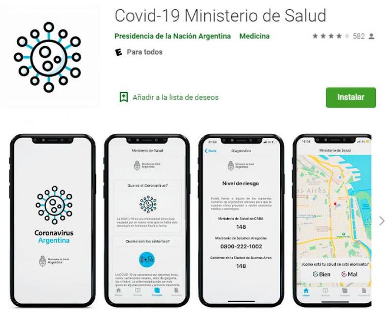 La app oficial para realizar un autotest de coronavirus