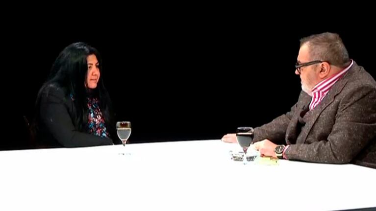 La "arrepentida" Mirta Guerrero habló con Jorge Lanata sobre Milagro Sala.
