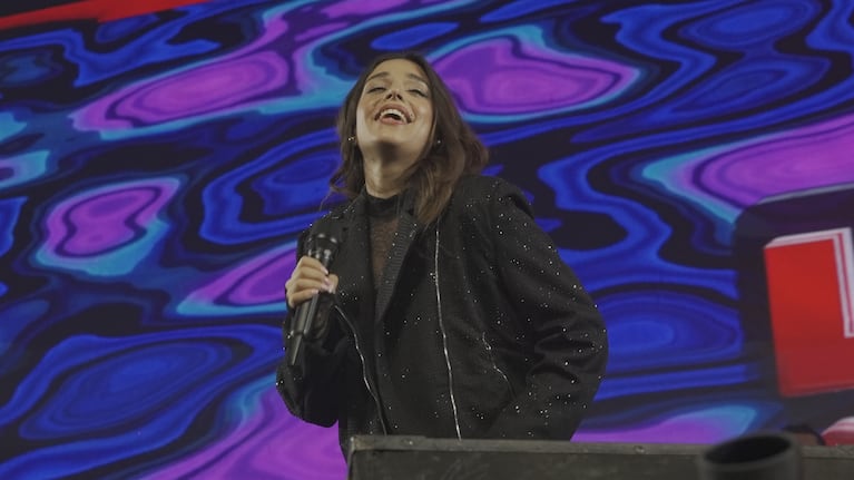 La artista dedicó unas palabras en la noche de festejo de los 30 años de LBC.
