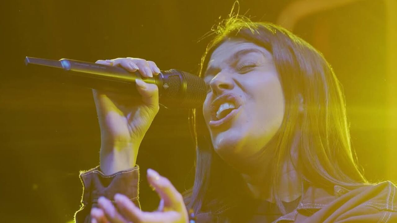 La artista tuvo un percance en el medio del show en La Morocha