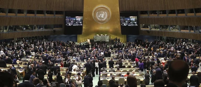 La Asamblea General de la ONU aprobó la incorporación del Estado de Palestina como miembro pleno pero se espera que Estados Unidos vete la decisión.