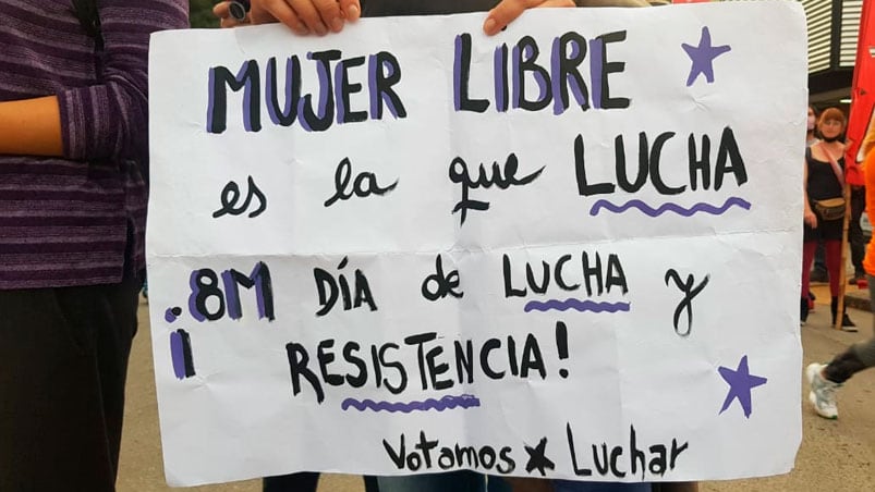 La Asamblea Ni Una Menos marchó por las calles de Córdoba. Foto: Fredy Bustos/ElDoce.tv