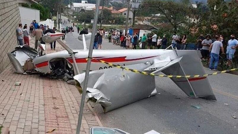 La avioneta Kolb Flyer tiene un peso cercano a los 600 kilos.