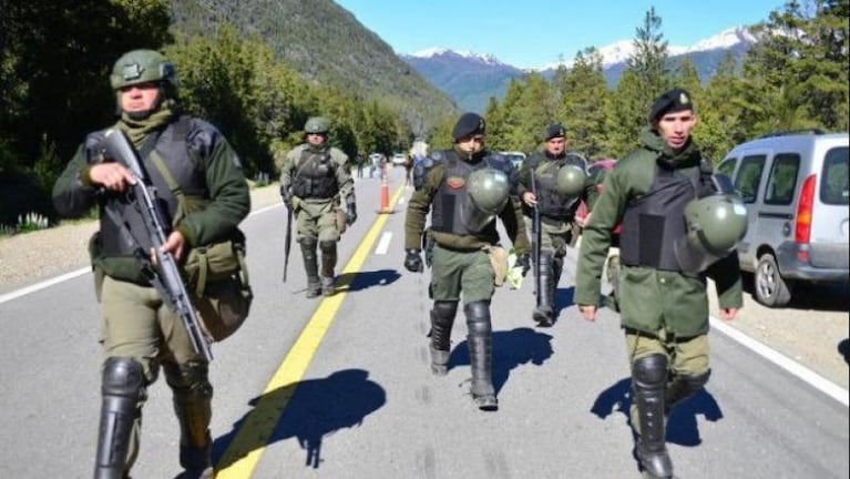 La bala que mató al mapuche es una  9 mm, como la de Prefectura