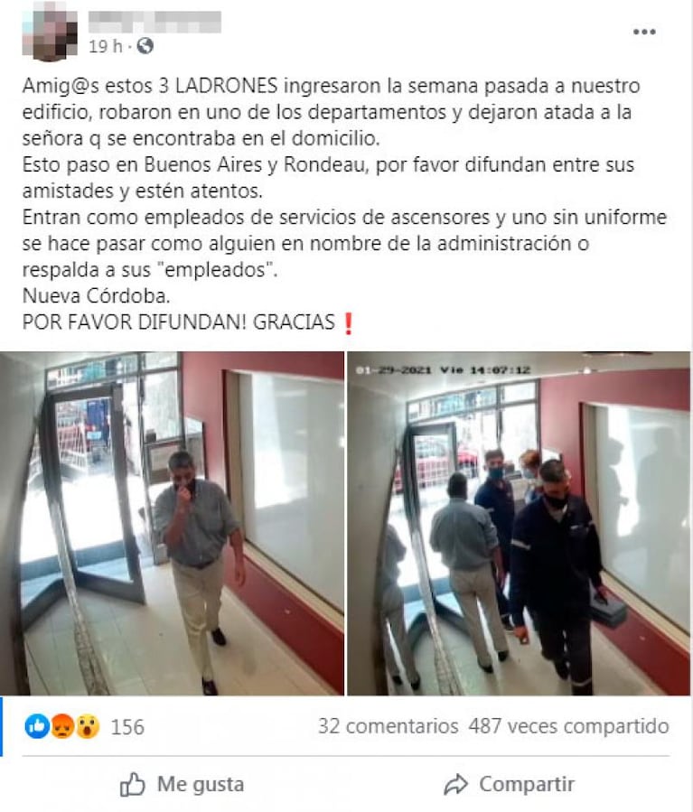 La banda de las mil caras: fingieron ser técnicos de ascensor y asaltaron a una abuela