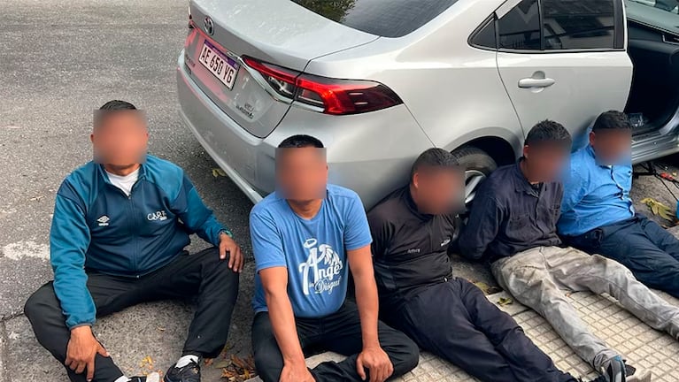 La banda de mecánicos acusada de estafas millonarias.