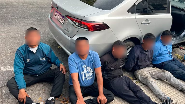 La banda de mecánicos acusada de estafas millonarias.