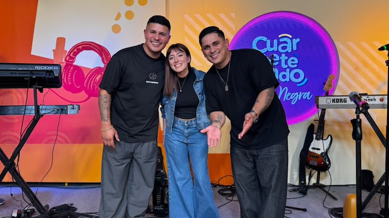 La banda estuvo invitada a Cuarteteando con la Negra y hablaron de cómo afrontan el hate en redes.
