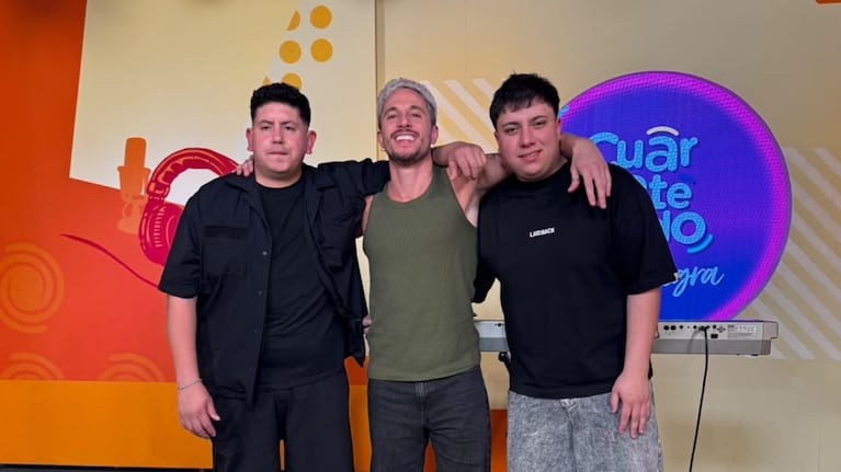 La banda estuvo invitada a Cuarteteando con la Negra y llenaron la tarde de anécdotas y música.