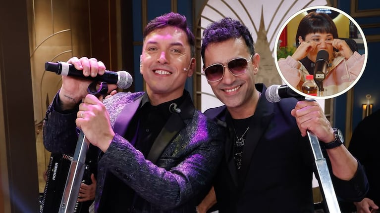 La banda estuvo invitada al programa de UPDR y generó la emoción de Damaria Melina.