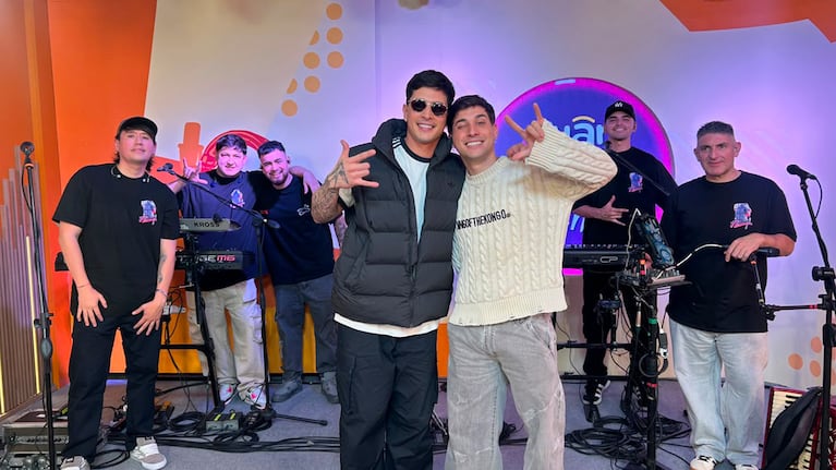 La banda estuvo invitada al streaming de Cuarteteando y hablaron de un posible feat con Piñón Fijo.