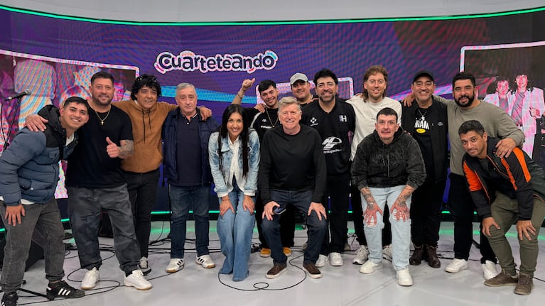 La banda pasó por Cuarteteando con la Negra junto a ex cantantes de la banda en homenaje a Manolito Cánovas.