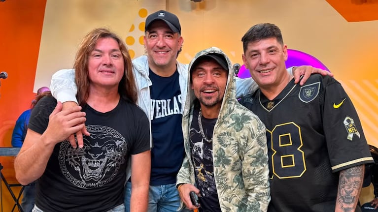 La banda pasó por Cuarteteando con la Negra para palpitar su show en Sociedad Belgrano.