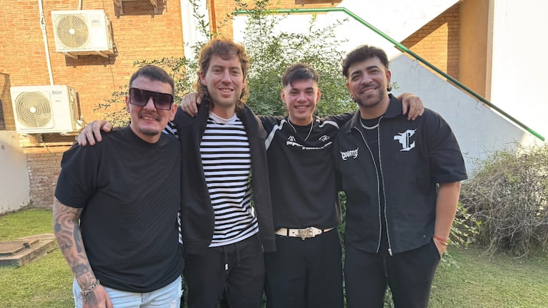 La banda paso por Cuarteteando en la previa a su presentación en Sala del Rey para el festejo del Día del Trabajador.