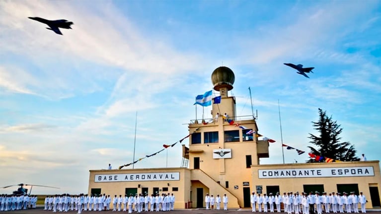 La Base Aeronaval Comandante Espora fue el escenario de la polémica historia.