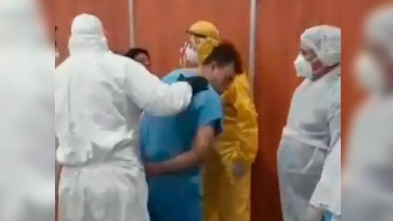 La batalla campal quedó registrada y se viralizó en las redes.