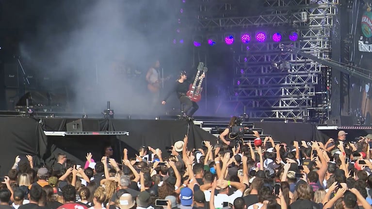 La Beba habló con los hermanos Sardelli luego de su presentación en el Cosquín Rock.