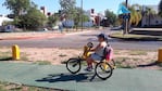 La bici adaptada volvió a su dueña. 