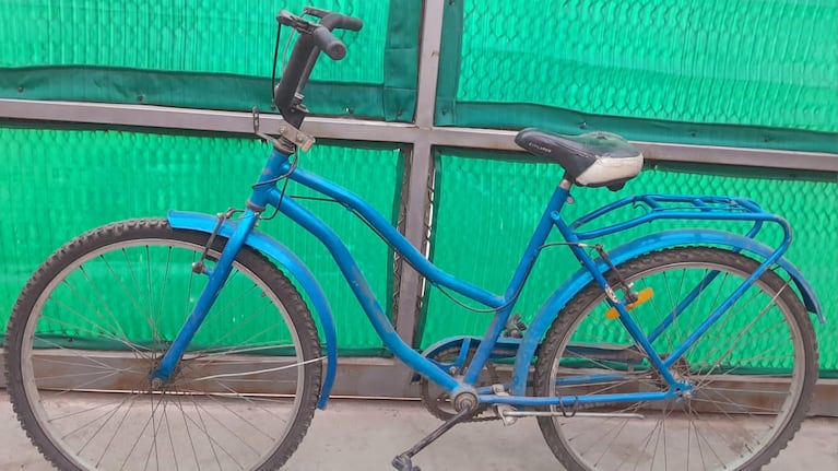 La bicicleta que le robaron al adolescente de barrio Juan Pablo II.