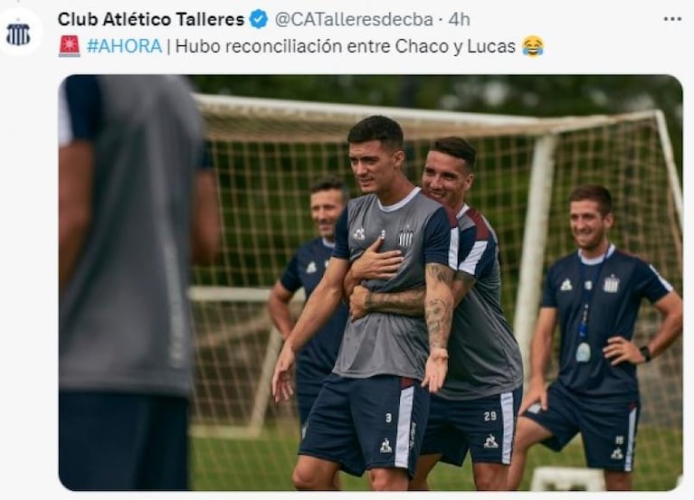 La broma pesada que enfrentó a dos jugadores de Talleres