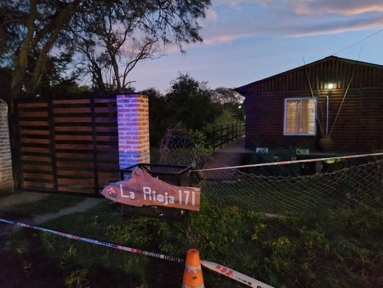 La cabaña de Villa La Bolsa donde fue hallado muerto el tarotista.