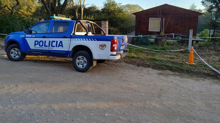 La cabaña de Villa La Bolsa donde fue hallado muerto el tarotista.