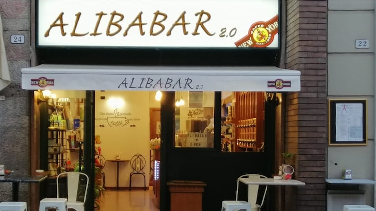 La cafetería Alibabar, en Italia. 