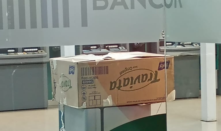 La caja que obligó a un importante operativo en Córdoba capital.