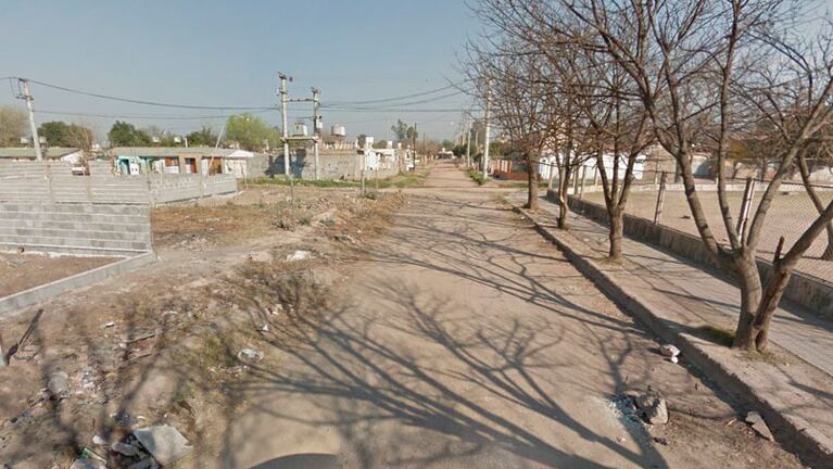 La calle donde ocurrió el crimen. Foto: Google Street View