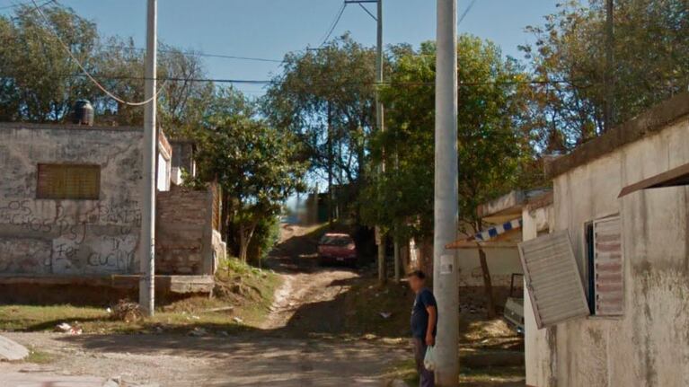 La calle Juan Cano, donde ocurrió el hecho.