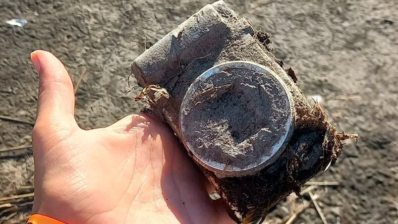 La cámara de fotos estuvo bajo el agua durante seis años.