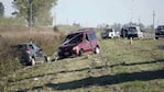 La camioneta de los sicarios apareció abandonada y quemada en la zona.