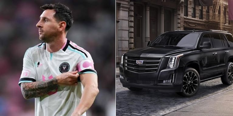 La camioneta del 10 en Miami es una SUV Cadillac Escalade.