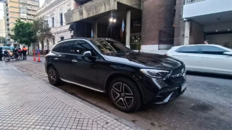 La camioneta en la que iba Kudelka.