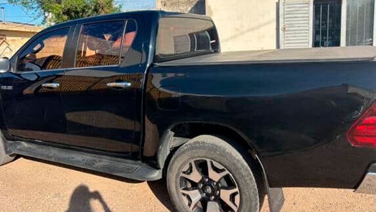 La camioneta fue robada a plena luz del día.