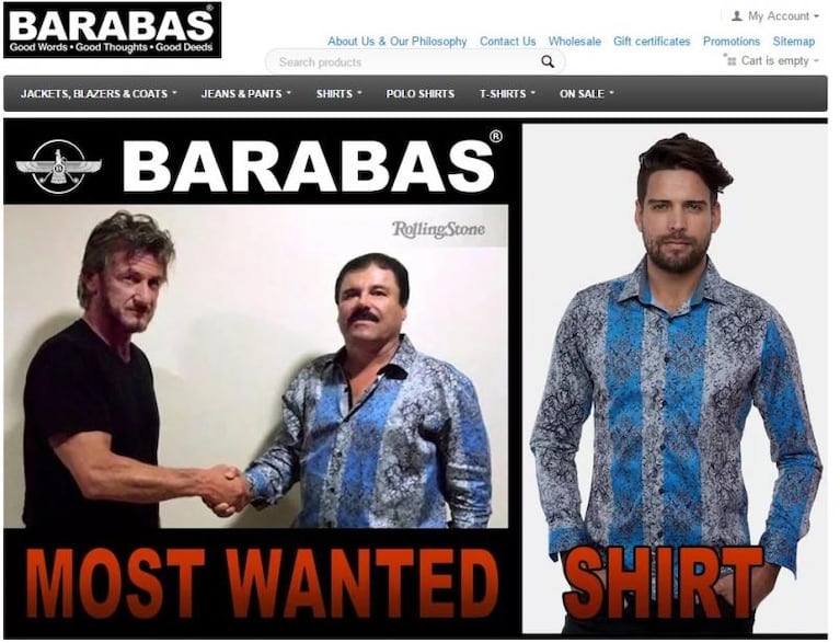 La camisa de “El Chapo”, la más buscada