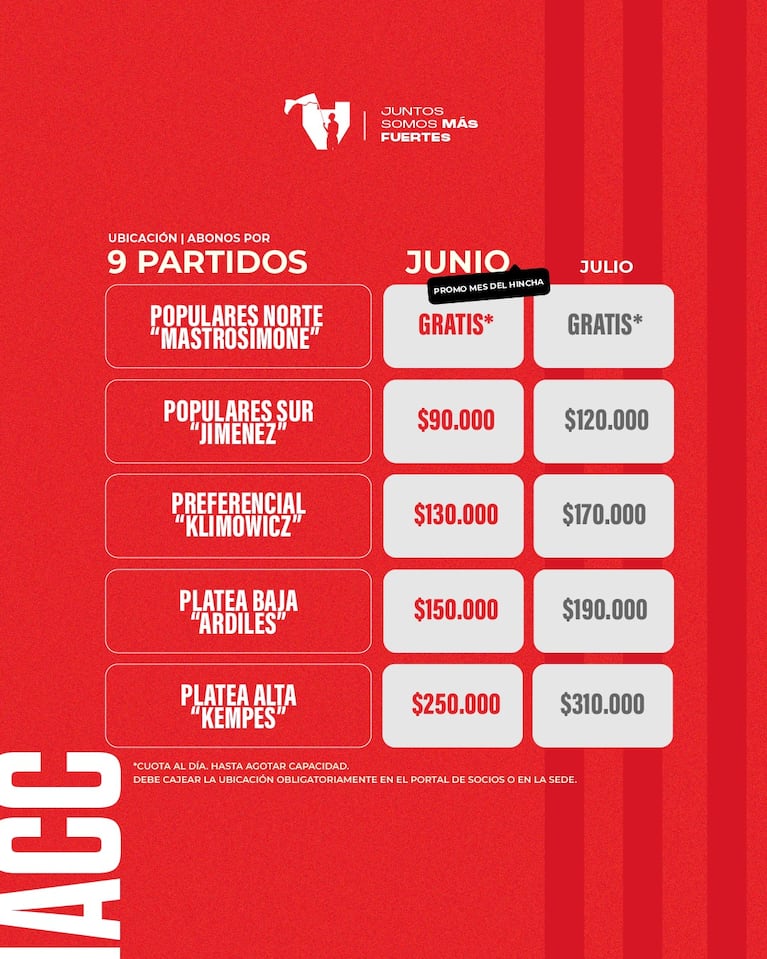 La campaña de socios de Instituto.