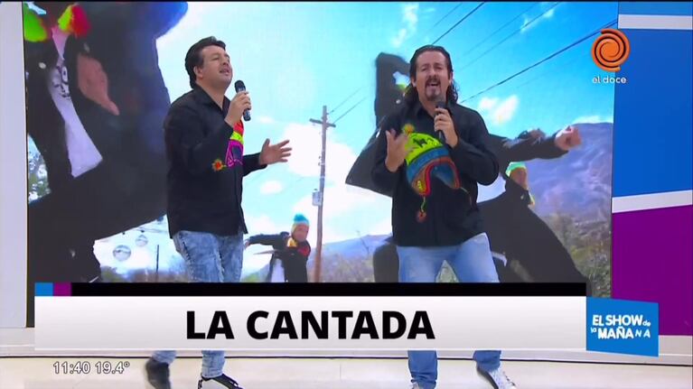 La Cantada presentó su nuevo disco en El Show