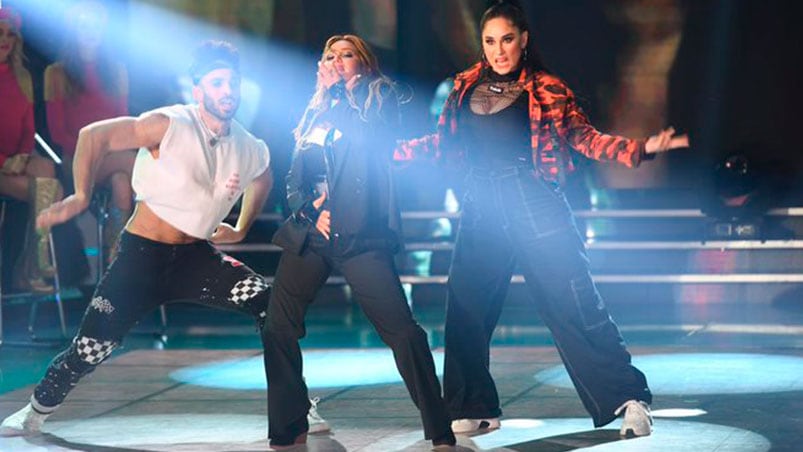 La cantante brilló en la pista de Showmatch.