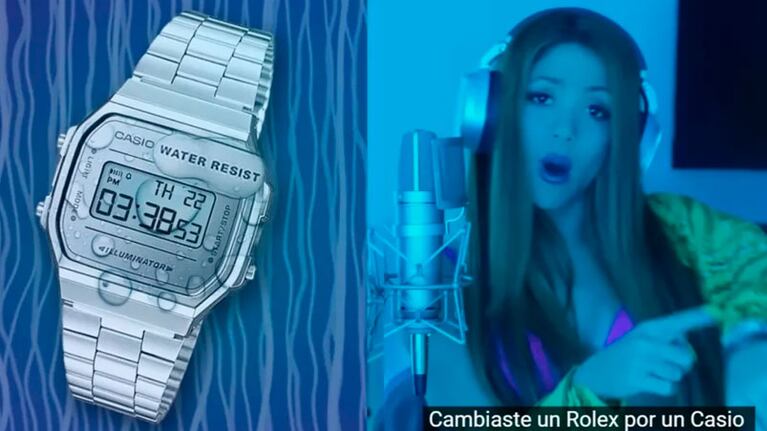 La cantante hizo referencia a Casio en una estrofa de su nueva canción.